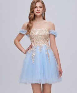 One Shoulder Ruched Satin Homecoming Dress