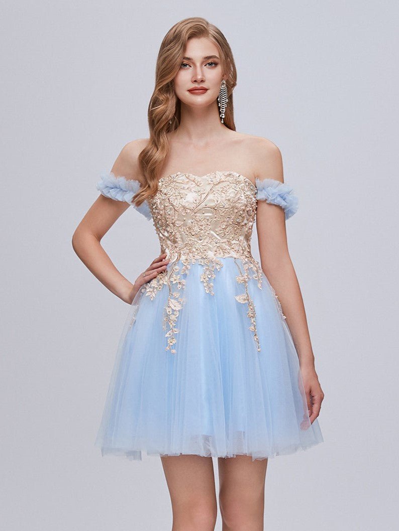 One Shoulder Ruched Satin Homecoming Dress