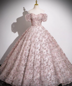 Sweetheart Sequin Ball Gown Quinceanera Dress