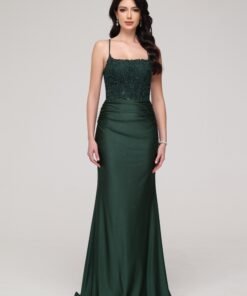 V Neck Chiffon A Line Wedding Guest Dress